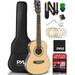 Acoustic Electric Guitar Â¼ Scale 30â€� Steel String Spruce Wood w/Gig Bag 4-Band EQ Control Clip On and Onboard Tuner Picks Shoulder Strap for Beginners Students and Kids