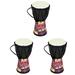 3pcs African Djembe Drum Children Djembe Drum Percussion Instrument Djembe Hand Drum