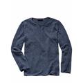 Mey & Edlich Herren Sweat-Shirt Regular Fit Blau einfarbig