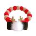 Pet Colorful Christmas Cat Dog Ball Collar Stretch Adjustable Pet Christmas Accessories D S