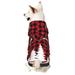 Daiia Christmas Tree Buffalo Plaid Pets Wear Hoodies Pet Dog Clothes Puppy Hoodies Dog Hoodies Costumes Pet Sweaters-Size Name