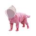 Dog Raincoat Puppy Raincoats With Hood Dog Rain Jacket & Rain Boots Jumpsuit Dog Rain Poncho For Small And Medium Sized Dogs Dog Boots Anti Slip Dog Shoes Dog Outdoor Walking Pink S