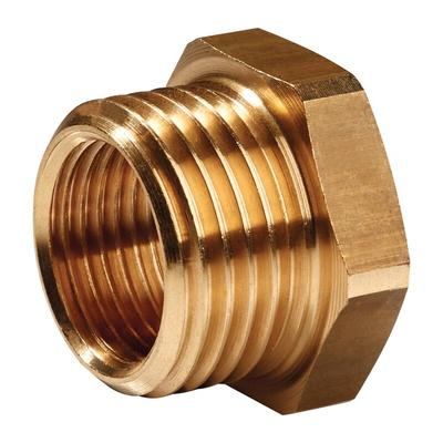 PROMAT Reduziernippel Messing Außengewinde G 3/4 Zoll Innengewinde G 1/2 Zoll Image