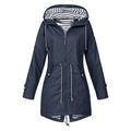 Womenâ€™s Rain Jacket Outdoor Protection Windproof Rain Coat