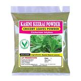 3V PRODUCTS: Kasini Keerai Powder - (Pack of 2x100g) - Chicory Leaf | Cichorium Intybus | Chikory 200g