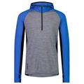 Mons Royale - Temple Merino Air-Con Hood - Merinoshirt Gr S grau