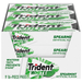 Trident White SPEARMINT Sugar Free Gum 9 Packs of 16 Pieces (144 Total Pieces)