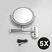 8 inch Makeup Mirror Chrome 3x/5x/7x/10x Magnifying Double Side USB Charging Bathroom 3 color light Smart Cosmetic Mirrors