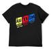 Autism Awareness Chemistry EleMents Periodic Table ASD Funny Raglan Baseball Tee Shirts Black 2X-Large