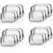 Clear Travel Bags for Toiletries Clear Toiletry Bag Toiletry Bag Clear Toiletry Bags for Traveling Clear Toiletry Pouch 16 pcs