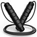 Jump Rope Tangle-Free Rapid Speed Jumping Rope Cable with Ball Bearings for Women Men and Kids Adjustable Steel Skipping Rope with Foam Handles for Gym Fitness Home Exercise & Slim Body