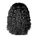 FSTDelivery Beauty&Personal Care on Clearance! Short Roll Curly Hair Middle Score Wig Fashion Natural Wig High Temperature Wire 17.71in Long Wig For Women Daily Life Holiday Gifts for Women