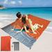 Microfiber Beach Towels Oversized Outdoor Beach Mat Picnic Mat Outing Spring Outing Portable Cooking Camping Portable Lightweight Folding Picnic Beach Mat