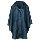 Womenâ€˜s Stylish Pongee Waterproof Raincoat Rain poncho Trench Coat with Hood for Hiking and Biking