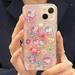 Sanrio 3D Hello Kitty Quicksand Phone Case For Iphone 15 11 12 13 14 Pro Max Mini X Xs Xr 7 8 Plus SE 2020 Shockproof Cover