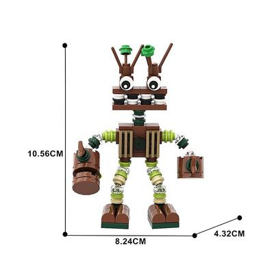 Building Blocks,Explosive My Singing Monsters Assembling Building Block Game Monster Choir Small Particle Building Block Toys