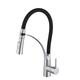 Kitchen Faucet Pull Down Sink Mixer Taps, 360 Swivel Flexible Tube Pipe Brass Taps, Single Handle with Hot and Cold Water Hose