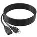 PGENDAR UL 6ft AC Power Cord Cable For Epson PowerLite L610W WXGA 3LCD Projector 6000 Lumens