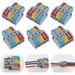 6 pieces terminal electric domino electric connector electric sugar quick