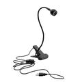 blacksliver 3w lampada da scrivania a led lampada da tavolo usb con supporto per clip flessibile letto lettura libro luce notturna per studio ufficio lavoro 1pc