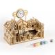 3D Wooden Puzzles DIY Model Santa's Factory Puzzle Toy Gift for Adults and Teens Festival/Birthday Gift