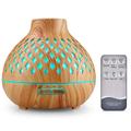 Aroma diffuser 400ml humidifier Ultrasonic fragrance lamp Atomization Electric diffuser with 7 colors LED Essential oils Humidifier for home yoga office SPA bedroom