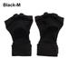 Heavy Riding Body Building Gloves Anti calluses Gymnastics Grips Fitness Sports Gloves Hand Palm Protector Weight Liftingjavascript:; BLACK M