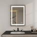 20â€³Ã—28â€³ Bathroom LED Vanity Mirror Wall Mounted Anti-Fog Dimmable Lights Makeup Mirror