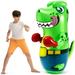 Syncfun 47 Inches Inflatable T-rex Dinosaur Bopper Kids Punching Bag Bounce-back Action Punching Toy For Boys