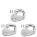 3 Pieces Stainless Steel Coat / Hat Hooks Wall Mounted Hanger for Marine Boat Home