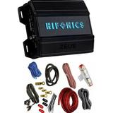 Hifonics ZD-1350.2D 1350W RMS Class-D 2-Channel Car Stereo Amplifier + 4 Gauge Amp Kit