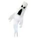 Halloween Illuminated Ghost Windsocks Sturdy and Not Easily Damaged Pendant for Halloween Holiday Parties Decor A Colored Light