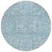 Addison Rugs Chantille ACN611 Sky 8 x 8 Indoor Outdoor Area Rug Easy Clean Machine Washable Non Shedding Bedroom Living Room Dining Room Kitchen Patio Rug