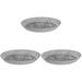 3pcs Plant Saucer Plant Pot Tray Round Plant Drip Tray Metal Plant Pot Holder Vintage Flowerpot Tray