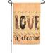 HGUAN Garden Flags Cute Dachshund Dog Puppy Pet in LOVE Pose Funny Design Premium Yard Flag Holiday Party Flag Outdoor Farmhouse Decor Home Porch Flags
