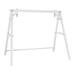 Zimtown Porch Swing Frame Swing Stand A-Frame 600lbs Wooden White 5FT
