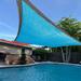 SHENGXINY Sun Shade Sails Clearance Sun Shade Canopy-Outdoor Sunshade Swimming Pool Sun Awning -Sunshine Protection - Rectangle Shade Canopy Sunshine Block For Patio Garden Outdoor Facility Blue