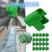 Pengzhipp Rattan Clamp Greenhouse Greenhouse Crimping Fixing Arched Film 20pc Film Film Elbow Patio & Sturdy Durable Garden Supplies Green