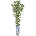 Artificial Faux Real Touch 94 Tall Bamboo Tree And Natural Poles With Resin Planter (VHX116222)