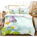 Butterfly Bedding Set Butterfly Duvet Cover Set Twin Full Queen King Size Blue Purple Butterflies Printed Comforter Cover Set for Girls Kids Teens 1 Quilt Cover 2 Pillowcases 3 Piece