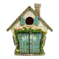 TPALPKT Miniature Fairy Gnome Door Fairy Garden House Fairy Doors for The Enchanted Garden Fairies and Gnomes Yard Art Garden Tree Sculpture Statues Fairy Garden Decor Accessories O8O6