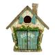 TPALPKT Miniature Fairy Gnome Door Fairy Garden House Fairy Doors for The Enchanted Garden Fairies and Gnomes Yard Art Garden Tree Sculpture Statues Fairy Garden Decor Accessories O8O6