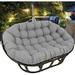 NLIBOOMLife N/ Outdoor Papasan Cushion Double Papasan Cushion Thick Egg Nest Seat Cushions Waterproof Swing Chair Cushion with Ties Without Chair for Indoor Outdoor