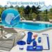 Deagia 2024 New Arrival Clearance Swimming Pool Nozzle Suction with 5- Aluminum Pole Swimming Pool Kitchen Supplies