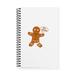 CafePress - Oh Snap Gingerbread Man Journal - Spiral Bound Journal Notebook Personal Diary Planner