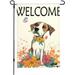 HGUAN Welcome Summer Garden Flag Funny Garden Flag Dog Summer Garden Flag Double Sided Seasonal Garden Flags for Home Garden Yard Patio Farmhouse Summer Decorations