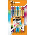 BIC Xtra-Smooth Mechanical Pencil .. Color Edition Medium Point .. (0.7mm) Perfect For The .. Classroom & Test Time .. 24-Count