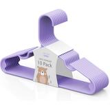 Mr. Pen- Kids Plastic Hangers 10 Pack Purple Baby Hanger Childrens Hangers for Clothes