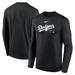 Men's Nike Black Los Angeles Dodgers Authentic Collection Practice Performance Long Sleeve T-Shirt