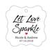 Darling Souvenir Let Love Sparkle Customized Wedding Paper Tags Personalized Name Hang Tags-White-50 Tags